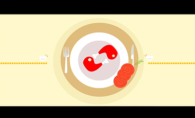 《奥尔良鸡腿》动画片